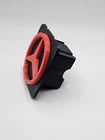 Mercedes-Benz Tow Hitch Cover/Plug/Cap for 2" Receivers Black and Red