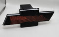 Chevrolet Chevy Tow Hitch Cover/Plug/Cap for 2" Receivers Black USA Flag Stripe