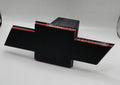 Chevrolet Chevy Tow Hitch Cover/Plug/Cap for 2" Receivers Black with Red Stripe