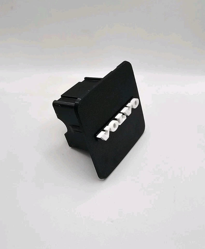 Volvo SUV Tow Hitch Back White Cover Plug Cap for 2" Receivers