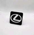 Lexus Tow Hitch Cover/Plug/Cap for 2" Receivers Black White