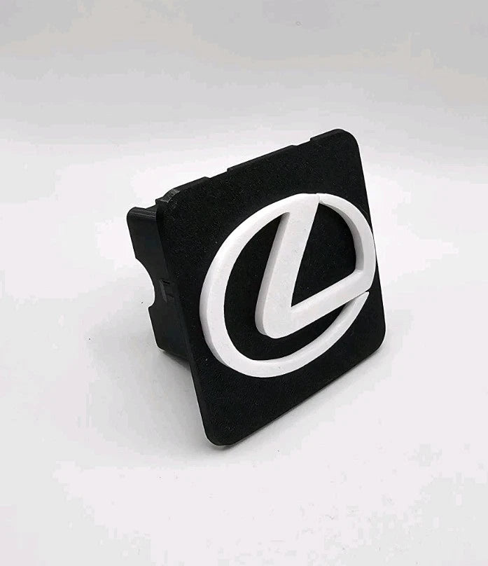 Lexus Tow Hitch Cover/Plug/Cap for 2" Receivers Black White