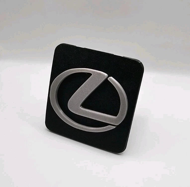 Lexus Silver Gray Black Tow Hitch Cover/Plug/Cap for 2" Receivers
