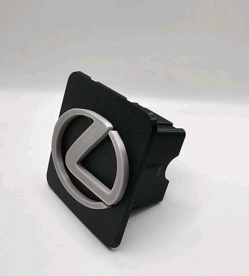 Lexus Silver Gray Black Tow Hitch Cover/Plug/Cap for 2" Receivers