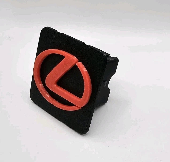 Lexus Tow Hitch Cover/Plug/Cap for 2" Receivers In Red