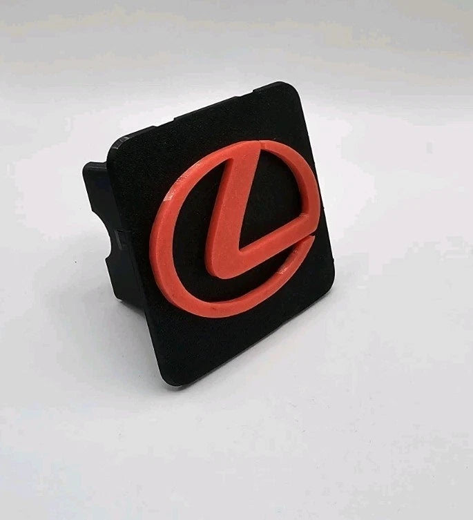 Lexus Tow Hitch Cover/Plug/Cap for 2" Receivers In Red